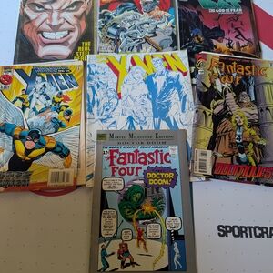Lot Of 8 fantastic four And Superman Comics And Magazines Vintage